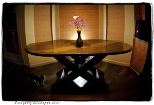 Concrete Table - Finished and Fabulous